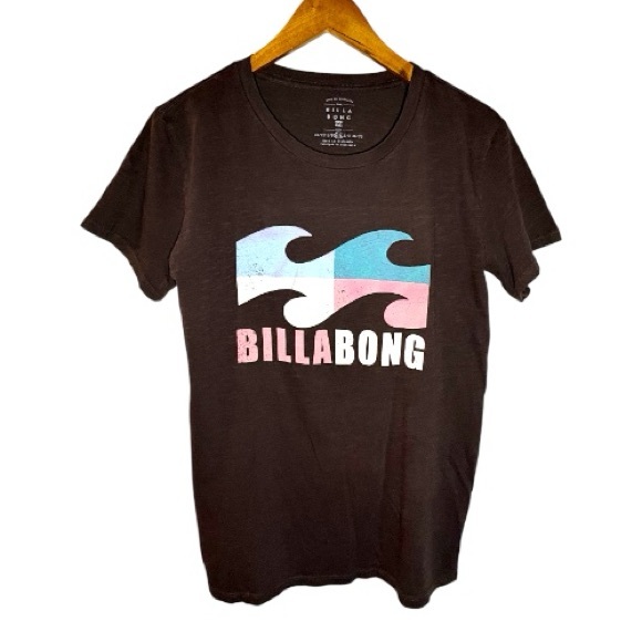 Billabong Charcoal T-Shirt - Picture 1 of 3